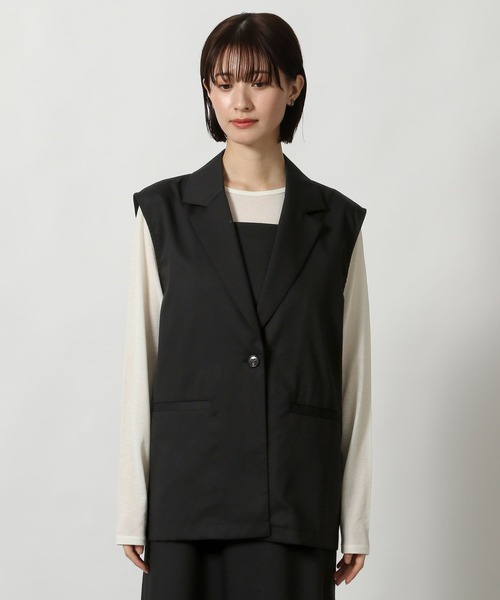 LAKOLE（ラコレ）の「バックギャザージレ / 292586（ベスト・レディース・グレー/ブラック・FREE）」の10枚目の写真