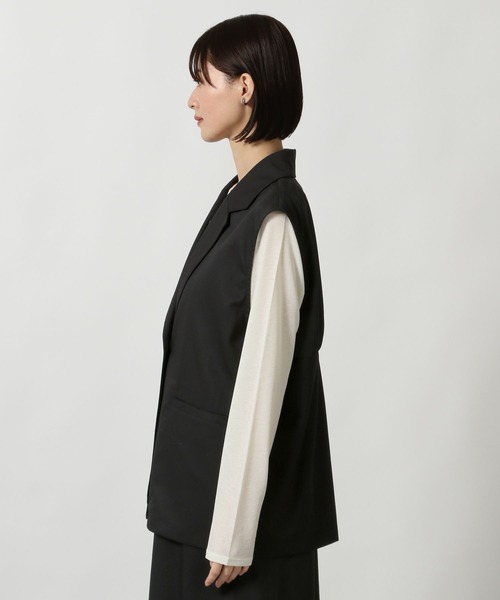 LAKOLE（ラコレ）の「バックギャザージレ / 292586（ベスト・レディース・グレー/ブラック・FREE）」の11枚目の写真