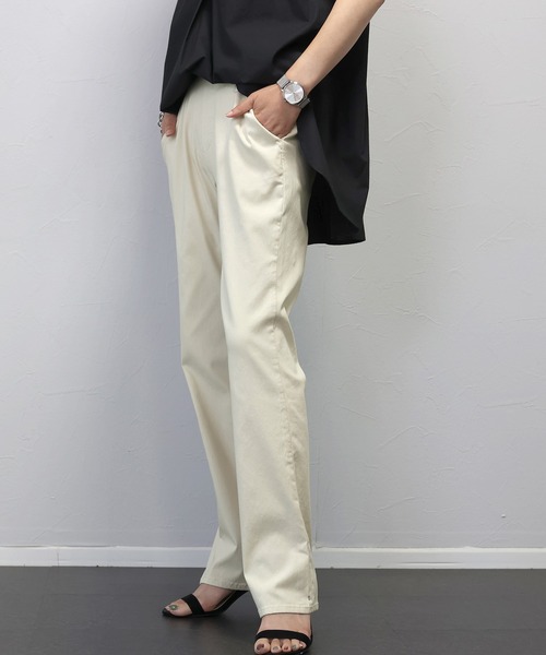 Aletta vita（アレッタビータ）の「極伸びストレッチストレートパンツ（その他パンツ・レディース・ベージュ系その他/ブラック/ブラウン系その他・S/M/L）」の3枚目の写真