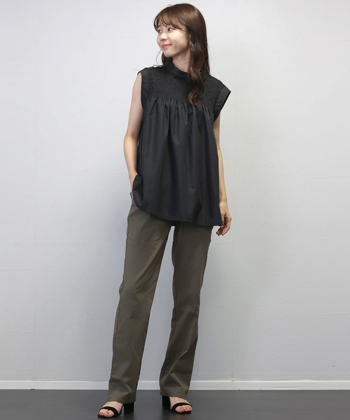 Aletta vita（アレッタビータ）の「極伸びストレッチストレートパンツ（その他パンツ・レディース・ベージュ系その他/ブラック/ブラウン系その他・S/M/L）」の12枚目の写真