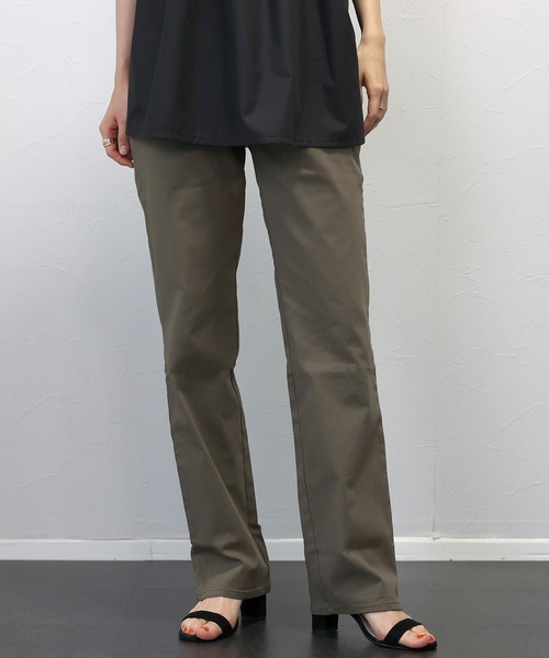 Aletta vita（アレッタビータ）の「極伸びストレッチストレートパンツ（その他パンツ・レディース・ベージュ系その他/ブラック/ブラウン系その他・S/M/L）」の16枚目の写真