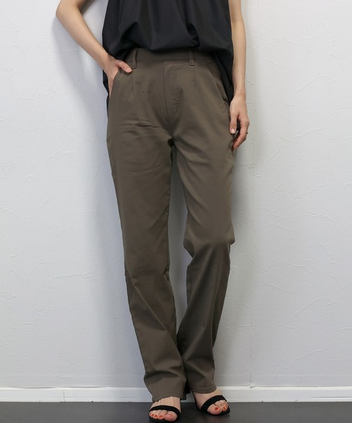 Aletta vita（アレッタビータ）の「極伸びストレッチストレートパンツ（その他パンツ・レディース・ベージュ系その他/ブラック/ブラウン系その他・S/M/L）」の17枚目の写真