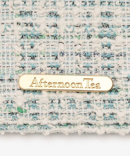 Afternoon Tea（アフタヌーンティー）の「ツイードコードリール付きパスケース（パスケース・レディース・グリーン/ブラック・ONE SIZE）」の9枚目の写真