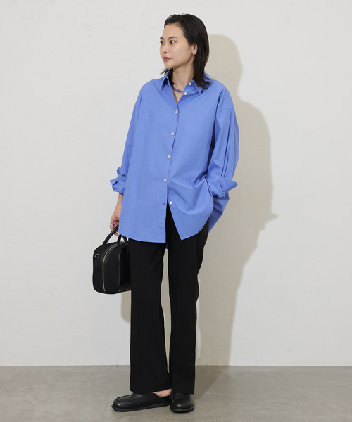 JOURNAL STANDARD(ジャーナルスタンダード)の「【洗える】アイアスストレッチスリットパンツ(スラックス・レディース・ブラック/ベージュ・38/36)」の3枚目の写真