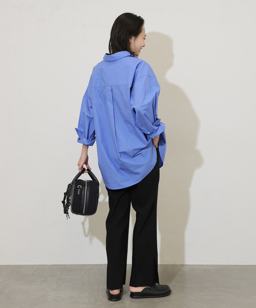 JOURNAL STANDARD(ジャーナルスタンダード)の「【洗える】アイアスストレッチスリットパンツ(スラックス・レディース・ブラック/ベージュ・38/36)」の5枚目の写真