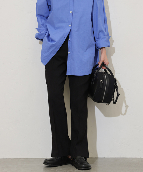 JOURNAL STANDARD(ジャーナルスタンダード)の「【洗える】アイアスストレッチスリットパンツ(スラックス・レディース・ブラック/ベージュ・38/36)」の9枚目の写真