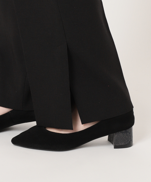 JOURNAL STANDARD(ジャーナルスタンダード)の「【洗える】アイアスストレッチスリットパンツ(スラックス・レディース・ブラック/ベージュ・38/36)」の21枚目の写真