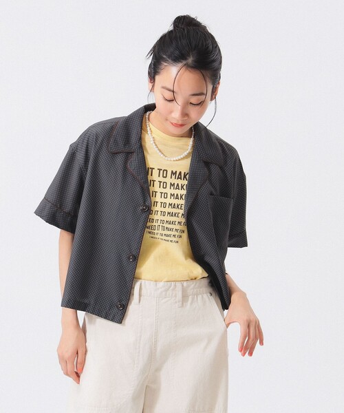 BEAMS BOY（ビームスボーイ）の「ドット オープン カラー ショート