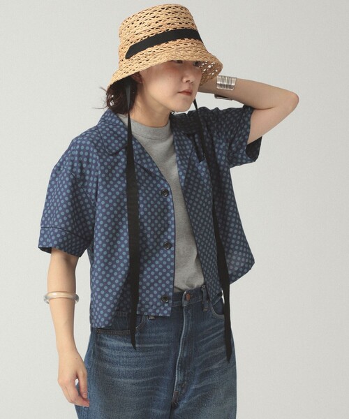 BEAMS BOY（ビームスボーイ）の「ドット オープン カラー ショート