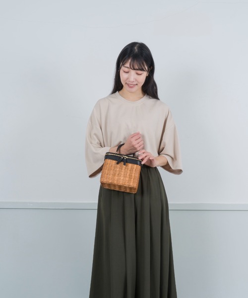 The Bagmati（ザバグマティ）の「【The Bagmati/ザバグマティ】かごバッグ　ショルダーバッグ　バニティバッグ（かごバッグ・レディース・ベージュ×ブラック・FREE）」の22枚目の写真