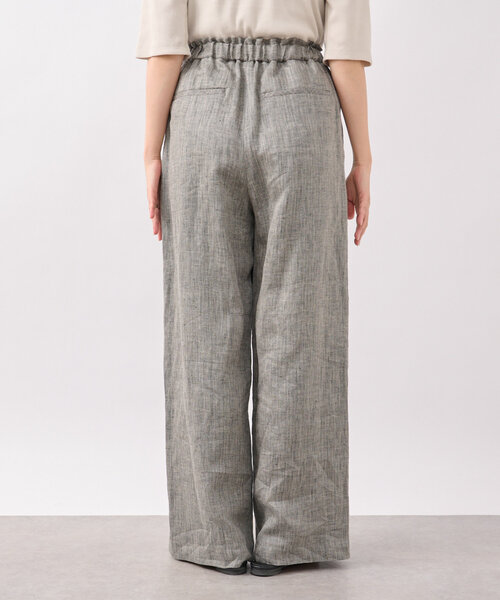 RIVE DROITE（リヴドロワ）の「【着映え◎】マルチパターンリネンパンツ（その他パンツ・レディース・ベージュ/ブラック/ブラウン・38/36）」の6枚目の写真