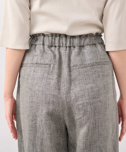 RIVE DROITE（リヴドロワ）の「【着映え◎】マルチパターンリネンパンツ（その他パンツ・レディース・ベージュ/ブラック/ブラウン・38/36）」の7枚目の写真