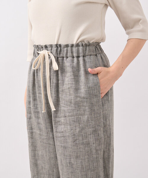 RIVE DROITE（リヴドロワ）の「【着映え◎】マルチパターンリネンパンツ（その他パンツ・レディース・ベージュ/ブラック/ブラウン・38/36）」の8枚目の写真