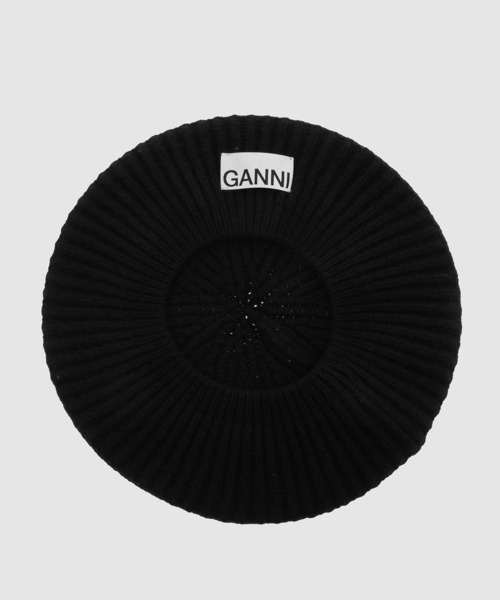 Structured Rib Beret（ハンチング/ベレー帽）｜GANNI（ガニー