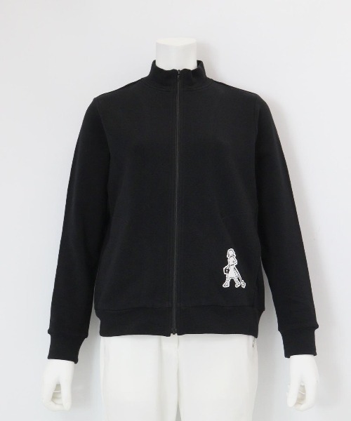 Picone CLUB（ピッコーネクラブ）の「【オンラインストア・店舗限定商品】裏毛ハイネックジップスウェット（スウェット・レディース・ブラック/グレー/ピンク・S/M）」の2枚目の写真