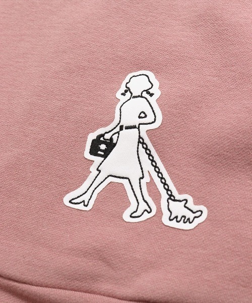 Picone CLUB（ピッコーネクラブ）の「【オンラインストア・店舗限定商品】裏毛ハイネックジップスウェット（スウェット・レディース・ブラック/グレー/ピンク・S/M）」の5枚目の写真
