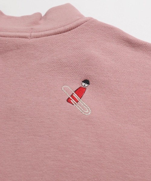 Picone CLUB（ピッコーネクラブ）の「【オンラインストア・店舗限定商品】裏毛ハイネックジップスウェット（スウェット・レディース・ブラック/グレー/ピンク・S/M）」の7枚目の写真