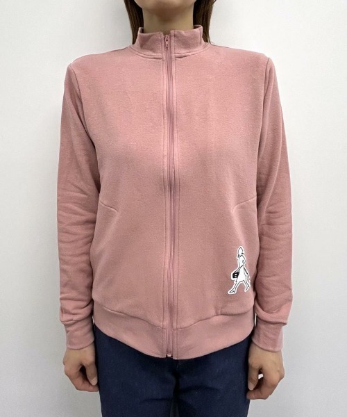 Picone CLUB（ピッコーネクラブ）の「【オンラインストア・店舗限定商品】裏毛ハイネックジップスウェット（スウェット・レディース・ブラック/グレー/ピンク・S/M）」の11枚目の写真