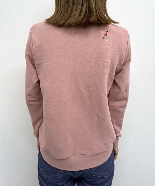 Picone CLUB（ピッコーネクラブ）の「【オンラインストア・店舗限定商品】裏毛ハイネックジップスウェット（スウェット・レディース・ブラック/グレー/ピンク・S/M）」の13枚目の写真
