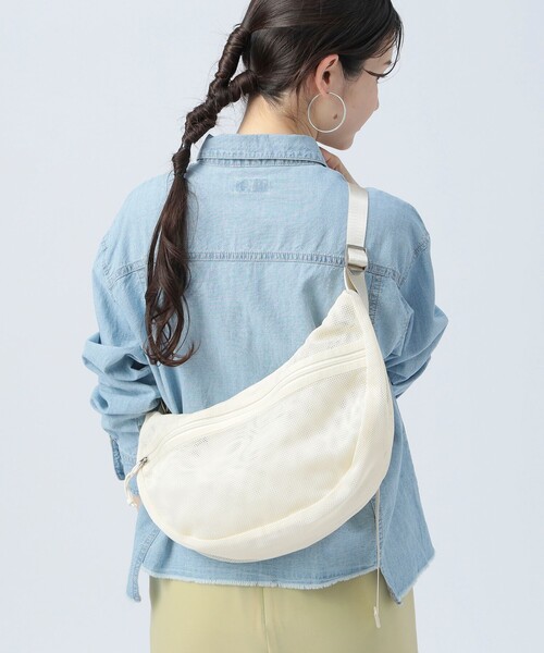 メッシュ ハーフムーン ショルダーバッグ（ショルダーバッグ