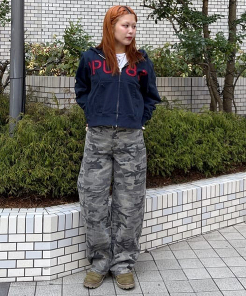 Oriens JOURNAL STANDARD(オリエンス ジャーナルスタンダード)の「ベルトデザインツイルパンツ(その他パンツ・レディース・グレー/ブラウン・38/36)」の3枚目の写真