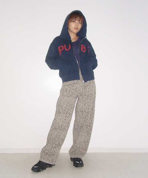 Oriens JOURNAL STANDARD(オリエンス ジャーナルスタンダード)の「ベルトデザインツイルパンツ(その他パンツ・レディース・グレー/ブラウン・38/36)」の6枚目の写真