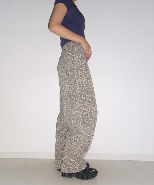 Oriens JOURNAL STANDARD(オリエンス ジャーナルスタンダード)の「ベルトデザインツイルパンツ(その他パンツ・レディース・グレー/ブラウン・38/36)」の8枚目の写真