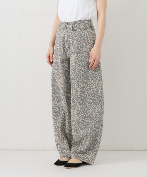 Oriens JOURNAL STANDARD(オリエンス ジャーナルスタンダード)の「ベルトデザインツイルパンツ(その他パンツ・レディース・グレー/ブラウン・38/36)」の14枚目の写真