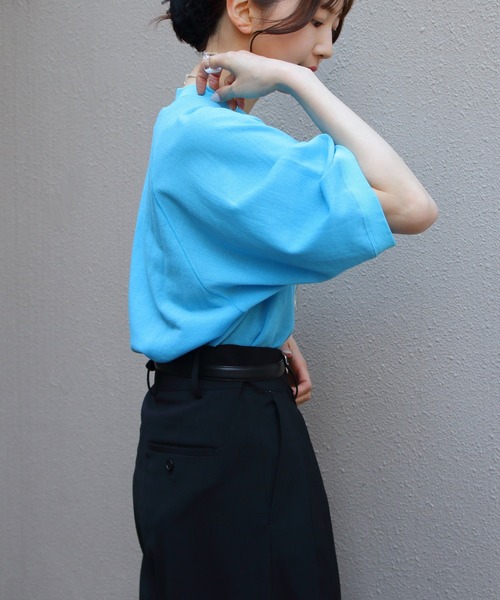 THE SHINZONE/シンゾーン シアーハーフスリーブスウェットシャツ SHEER