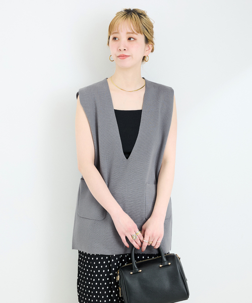 【新品未使用タグ付き】カベサロッソ　スタンドカラークロップドベスト　ブラック ZOZOTOWN Yahoo!店 - ベスト｜Yahoo!ショッピング