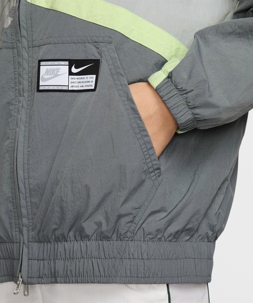 NIKE（ナイキ）の「NIKE AS W NSW STREET WVN JKT / ナイキ ウィメンズ NSW ストリート ウーウ゛ン ジャケト 【SP】（その他アウター・レディース・グレー/ブルー・S/M/L）」の9枚目の写真