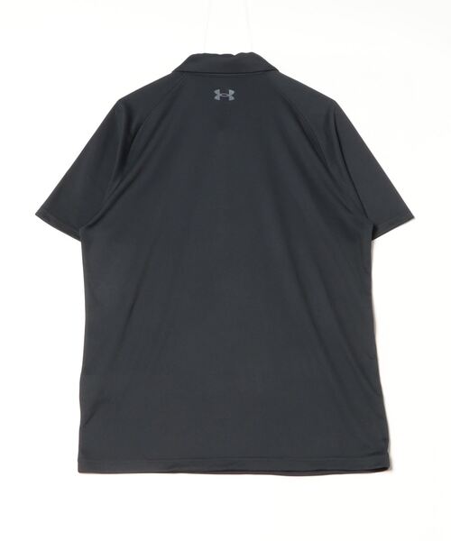 UNDER ARMOUR（アンダーアーマー）の「アンダーアーマー  UAコア ショートスリーブ ポロ 25（ポロシャツ・メンズ・ピンク/ホワイト/ブラック・4L/S/M/L/LL/3L）」の4枚目の写真