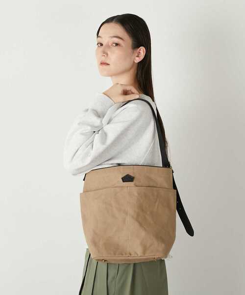 LOGEMENT DE CLAIRE（ロジュモンドクレール）の「《別注》【Ampersand/アンパサンド×LOGEMENT DE CLAIRE】トートバック（トートバッグ・レディース・ベージュ/ブラック・FREE）」の3枚目の写真