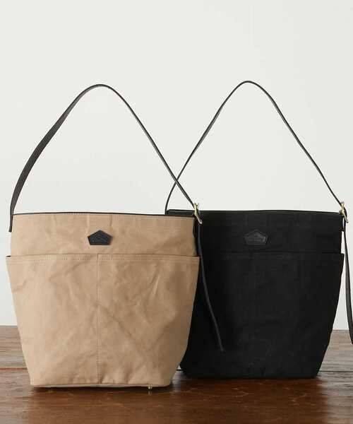 LOGEMENT DE CLAIRE（ロジュモンドクレール）の「《別注》【Ampersand/アンパサンド×LOGEMENT DE CLAIRE】トートバック（トートバッグ・レディース・ベージュ/ブラック・FREE）」の6枚目の写真