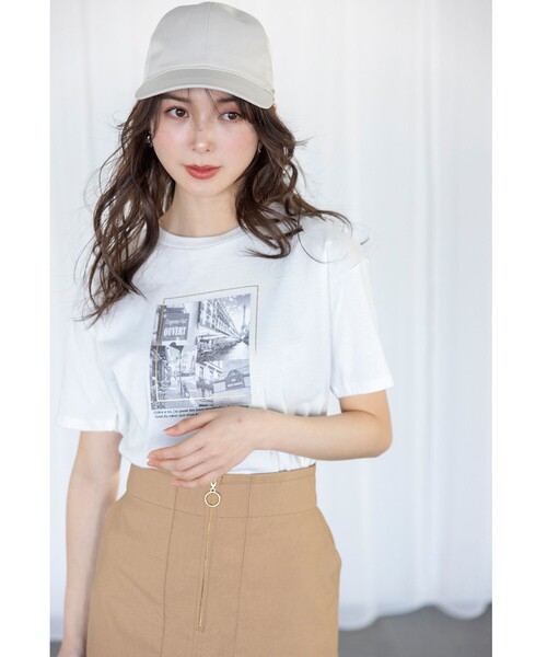 ANY SIS（エニィスィス）の「【洗える】アソートロゴ Tシャツ（Tシャツ/カットソー・レディース・ホワイト系/ホワイト系2/ホワイト系1/ブラック系/ブラック系1/ブラック系2・4）」の18枚目の写真