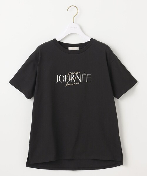ANY SIS（エニィスィス）の「【洗える】アソートロゴ Tシャツ（Tシャツ/カットソー・レディース・ホワイト系/ホワイト系2/ホワイト系1/ブラック系/ブラック系1/ブラック系2・4）」の8枚目の写真