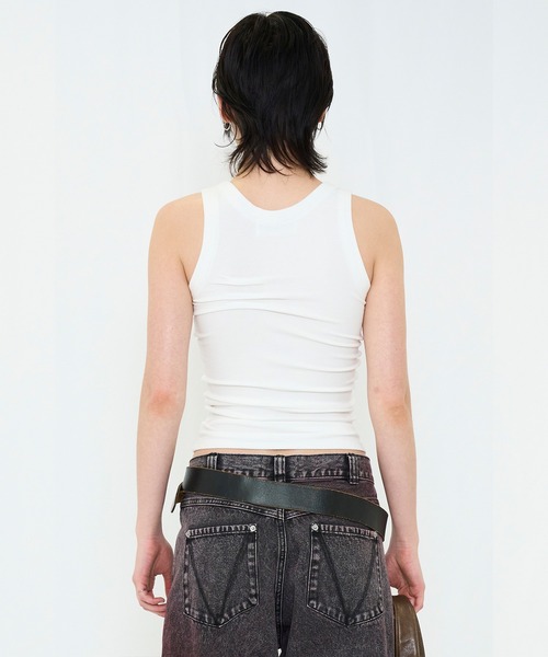 TUCK RIB TANK TOP（タンクトップ）｜VIAVANDA（ヴィアヴァンダ