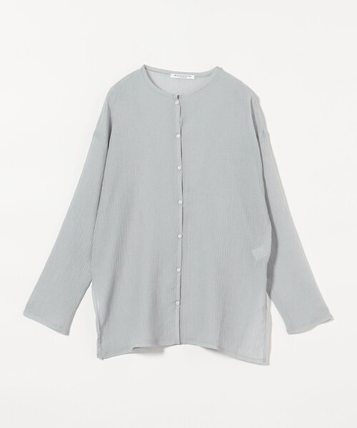 BEAUTY&YOUTH UNITED ARROWS（ビューティーアンドユースユナイテッドアローズ）の「クレープ クルーネックカーディガン（カーディガン/ボレロ・レディース・ライトグレー/オフホワイト/ブラック/オレンジ・FREE）」の9枚目の写真