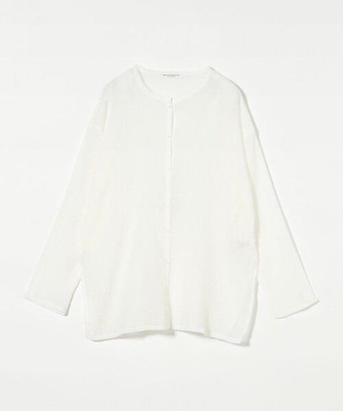 BEAUTY&YOUTH UNITED ARROWS（ビューティーアンドユースユナイテッドアローズ）の「クレープ クルーネックカーディガン（カーディガン/ボレロ・レディース・ライトグレー/オフホワイト/ブラック/オレンジ・FREE）」の15枚目の写真