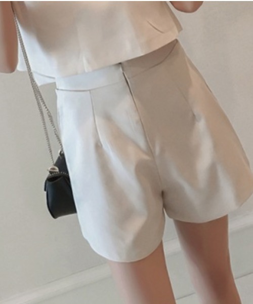 deux amour（ドゥーザムール）の「バックリボンノースリトップス＋ショーパンセットアップ（その他トップス・レディース・ブラック/アイボリー・FREE）」の8枚目の写真