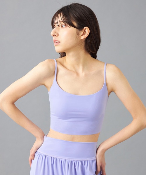 Chacott(チャコット)の「ZEN ブラトップ(タンクトップ・レディース・ブラック/ライトグリーン/ライトブルー・M/S/L)」の4枚目の写真