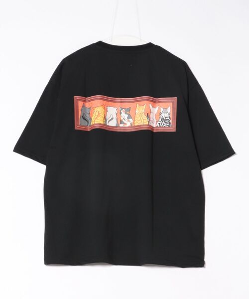 CORISCO(コリスコ)の「アニマル晩餐柄Tシャツ(M1)(Tシャツ/カットソー・メンズ・ホワイト系1/ホワイト系2/グレー系2/ブラック系2/キナリ/ブラック系1/グレー系1/オートミール・MEDIUM/LARGE/X-LARGE)」の12枚目の写真
