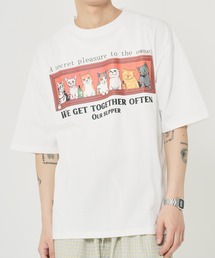 CORISCO（コリスコ）の「アニマル晩餐柄Tシャツ(M1)（Tシャツ/カットソー）」