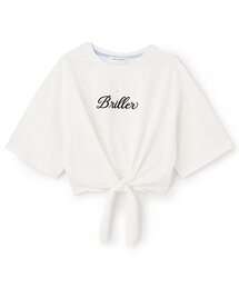 pom ponette junior | 前結びロゴTシャツ(Tシャツ/カットソー)