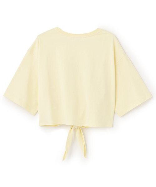 pom ponette junior(ポンポネットジュニア)の「前結びロゴTシャツ(Tシャツ/カットソー・キッズ・レモンイエロー/ホワイト・L:160cm/M:150cm)」の11枚目の写真