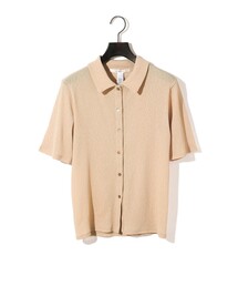 MIDIUMISOLID for Ladies シアーコンパクトポロシャツ