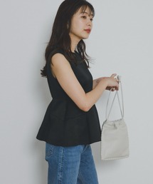 F by ROSSO | F by ROSSO　サテンスリーブレスブラウス(シャツ/ブラウス)