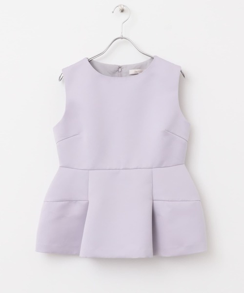 F by ROSSO（エフバイロッソ）の「F by ROSSO　サテンスリーブレスブラウス（シャツ/ブラウス・レディース・パープル系その他/ブラック・FREE）」の8枚目の写真