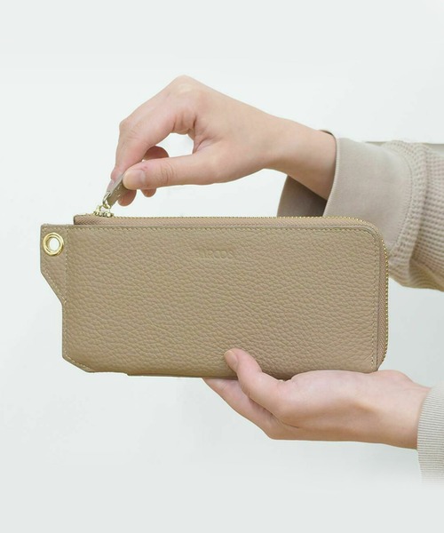 BARCOS(バルコス)の「【BARCOS/バルコス】シュリンクレザーL字型長財布(財布・レディース・ブラック/ベージュ系その他/グリーン/ボルドー/オレンジ・ONE SIZE)」の12枚目の写真