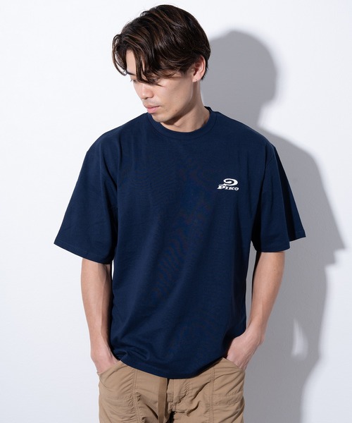 Piko(ピコ)の「バックプリントTシャツ(Tシャツ/カットソー・メンズ・ネイビー/オフホワイト・M/L/LL)」の8枚目の写真